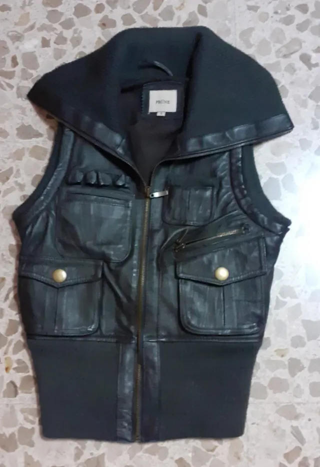 Chaleco cuero chica Talla S