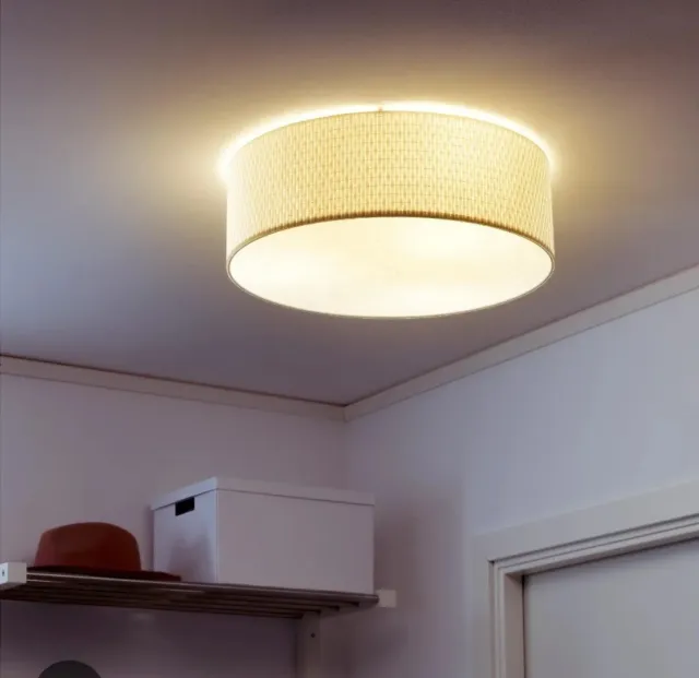 Lámpara Alang Ikea Beige Plástico