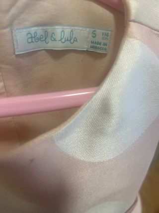 Vestido de fiesta niña Abel & Lula lunares Talla 6