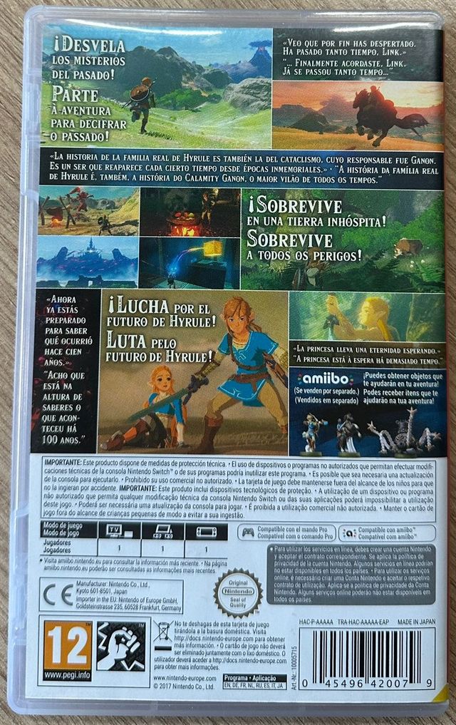 The Legend of Zelda Breath of the Wild - Switch