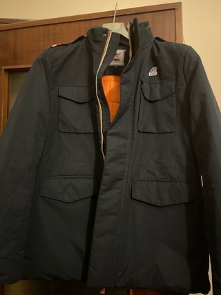 Giacca K-Way Uomo Blu Taglia M