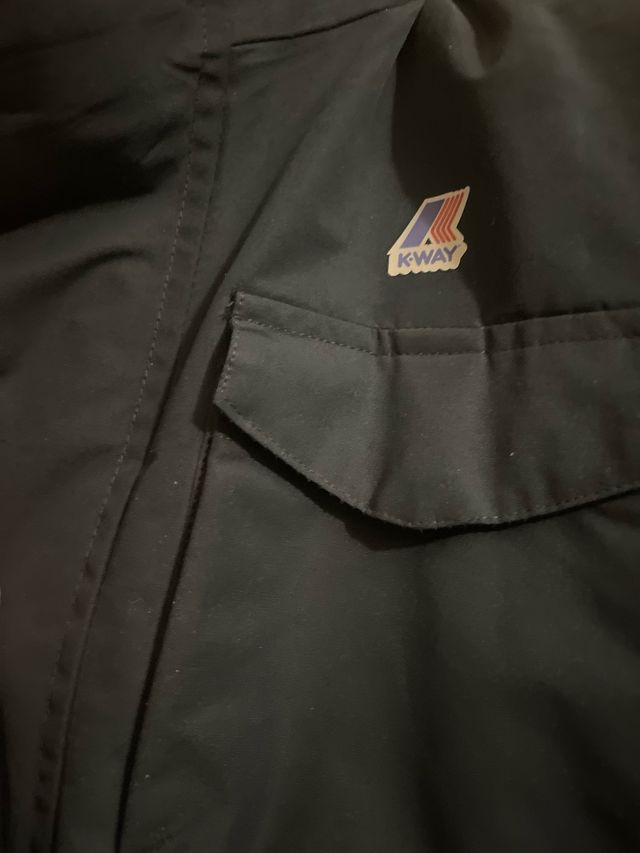 Giacca K-Way Uomo Blu Taglia M