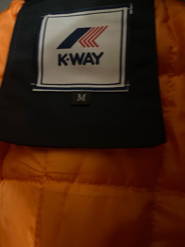 Giacca K-Way Uomo Blu Taglia M
