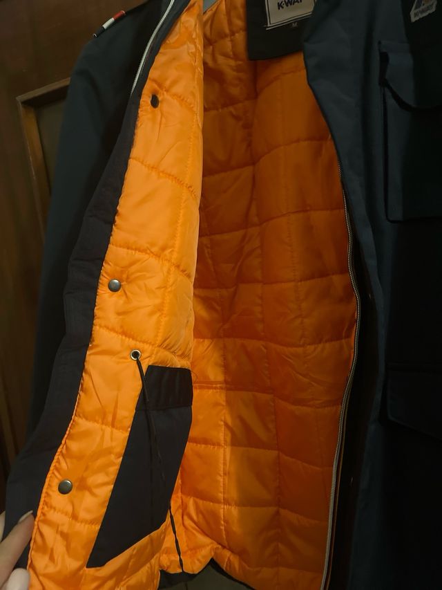 Giacca K-Way Uomo Blu Taglia M