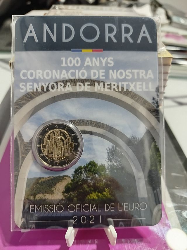 Andorra 2021 Moneda 100 Años Coronación