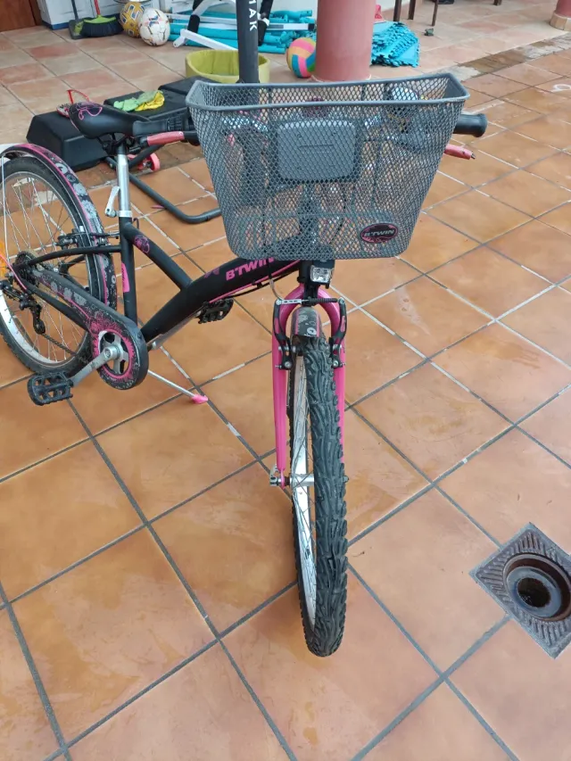 Bicicleta infantil BTWIN rosa