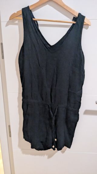 Mono corto lino negro