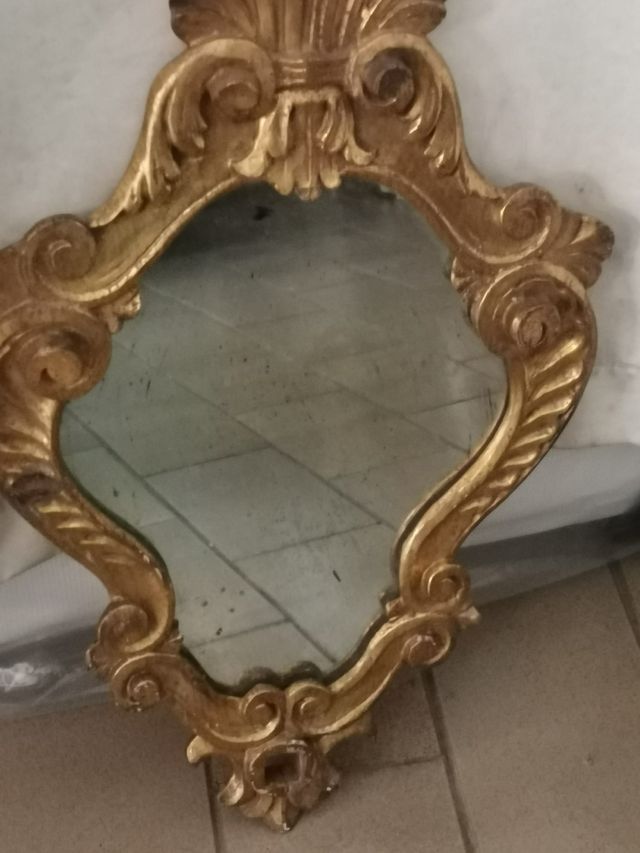 Specchio barocco dorato