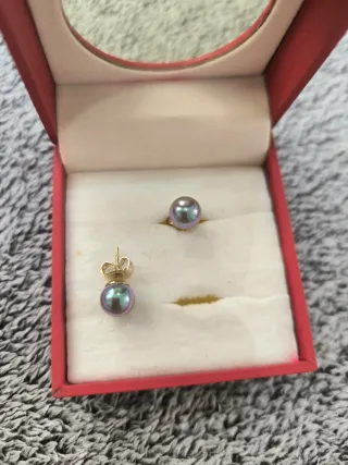 Pendientes Perla Majorica Sin Estrenar