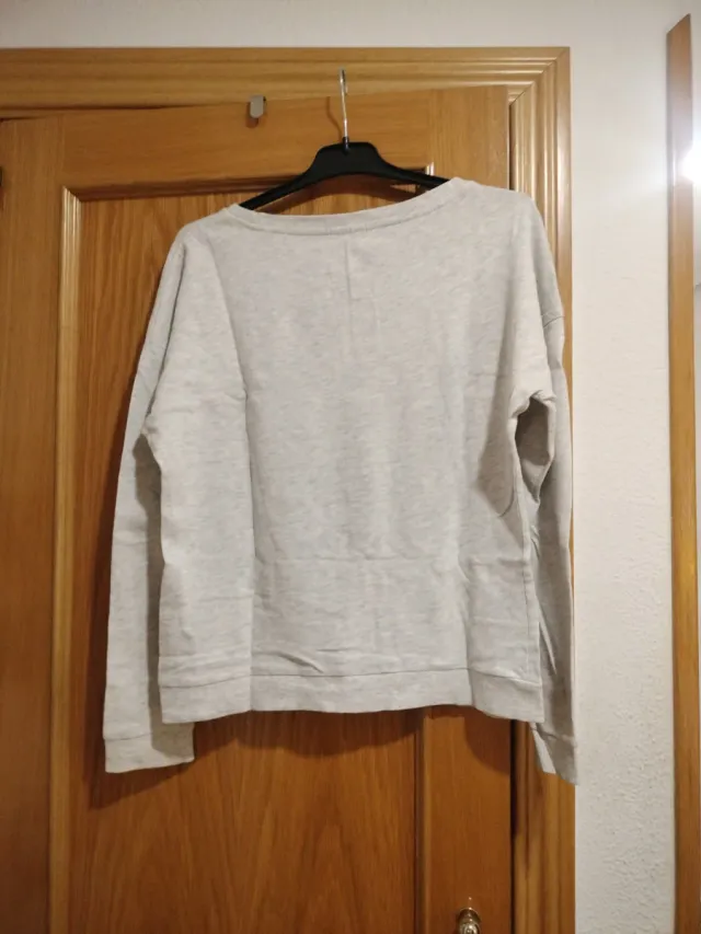 Sudadera Lee Cooper niña beige talla S