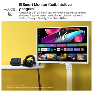 Monitor LG Smart 32" IPS FHD + piedistallo Swing