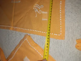 Servilletas antiguas bordadas con iniciales