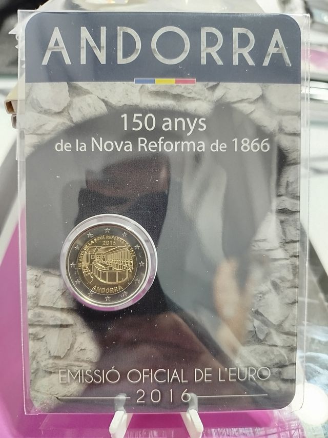 Andorra 150 años Nova Reforma 1866 Euro 2016
