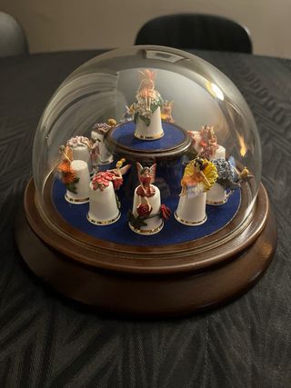 Dedais Philae em porcelana com fadas