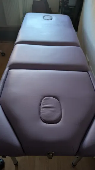 Camilla plegable, accesorios y bolsa de transporte