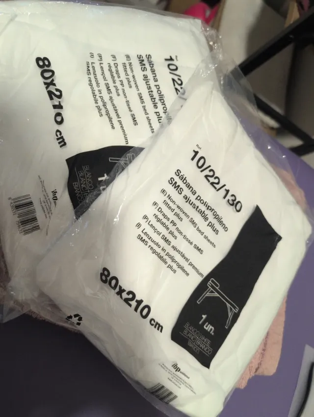 Camilla plegable, accesorios y bolsa de transporte