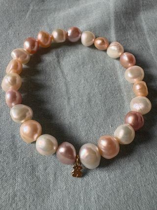 Pulsera Oro Osito Tous Perlas Cultivadas