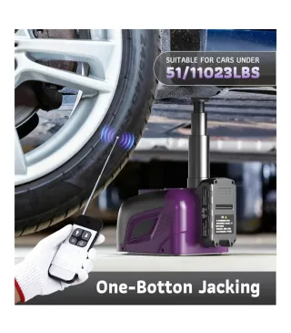 Gato hidráulico eléctrico con batería