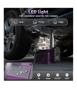 Gato hidráulico eléctrico con batería