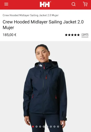 Abrigo Helly Hansen Polar Mujer Azul Marino L