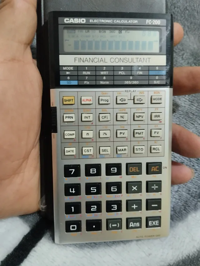 Calcolaatrice finanziaria Casio FC-200