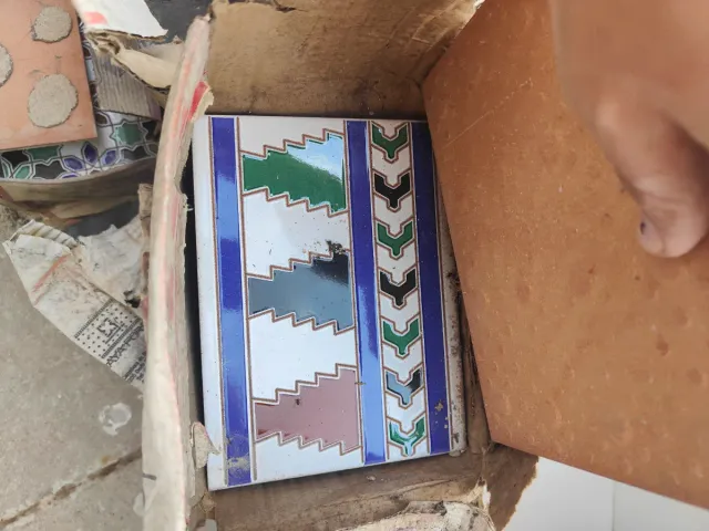 Azulejos antiguos decorados - 0,50€ unidad