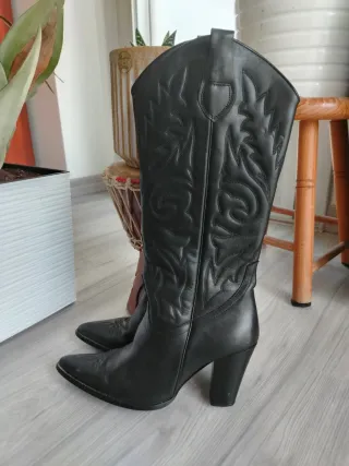 Botas Zara Talla 39 Negras