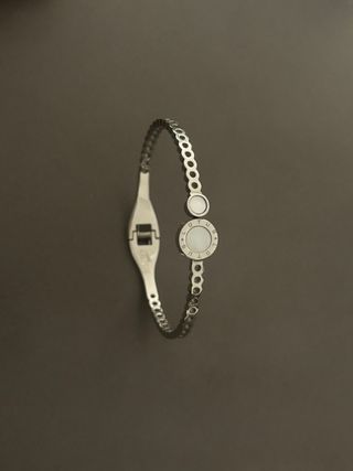 Pulsera Lotus Mujer Plata y nácar