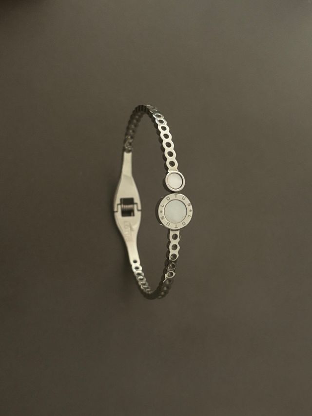 Pulsera Lotus Mujer Plata y nácar