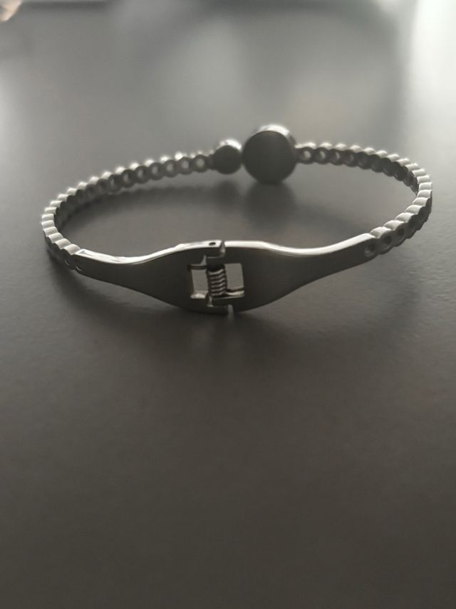 Pulsera Lotus Mujer Plata y nácar