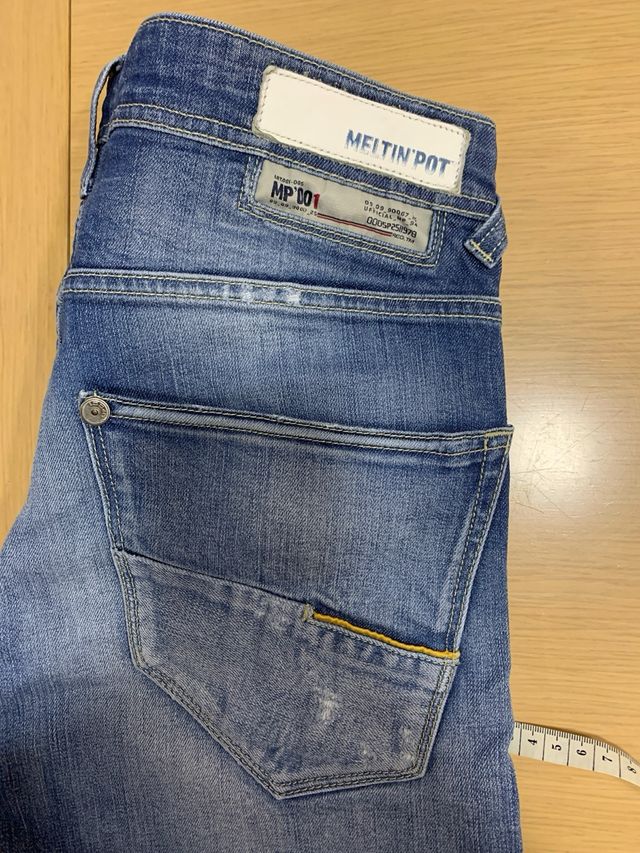 Camisa GANT azul y blanca cuadros S