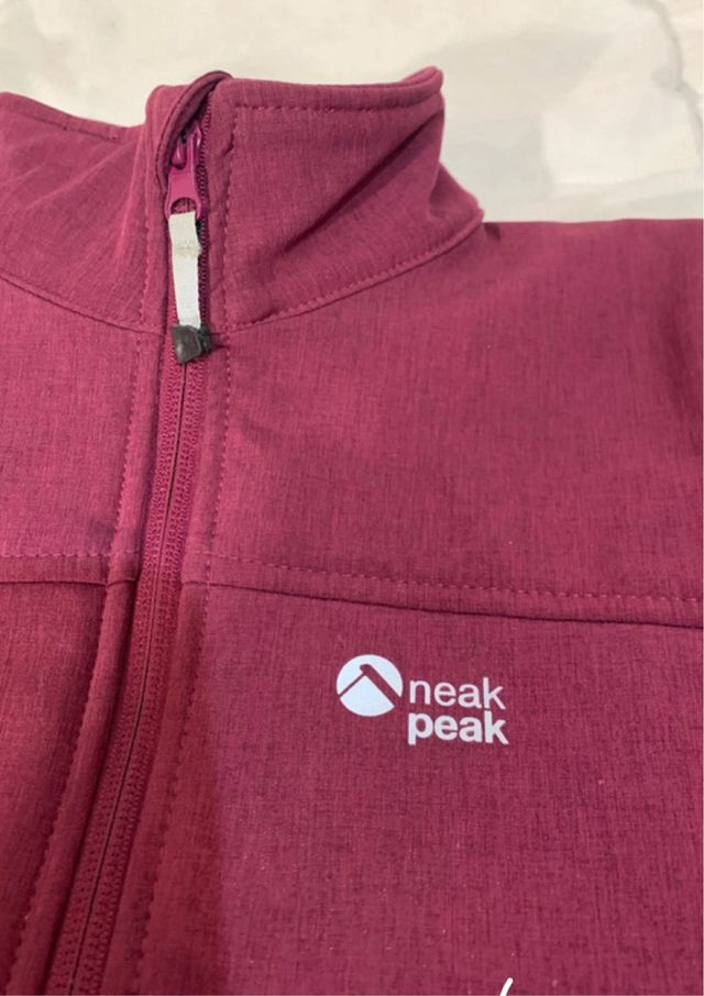Chaqueta Neak Peak Morada de niña