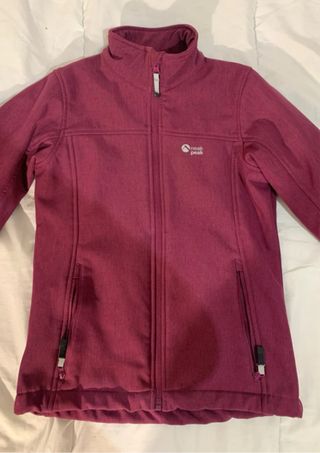 Chaqueta Neak Peak Morada de niña