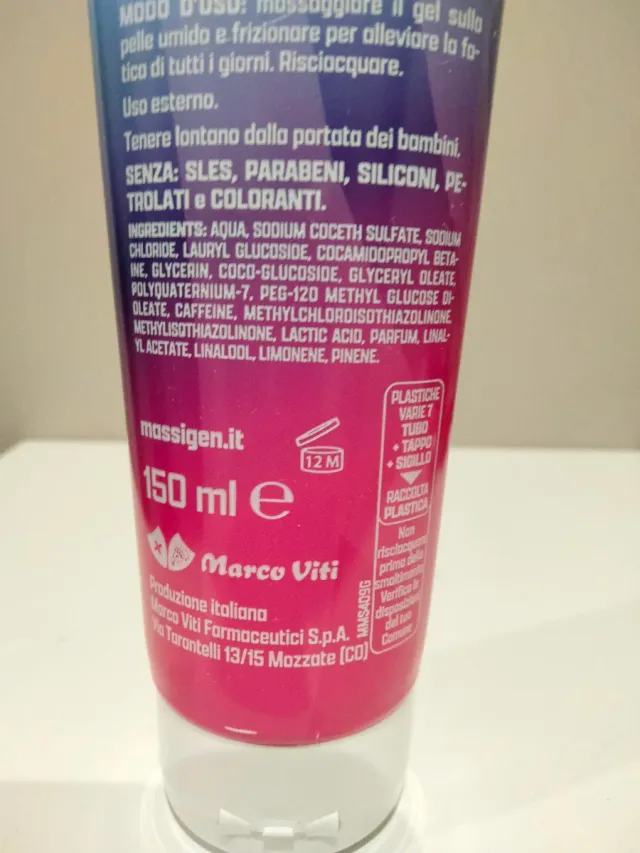 Massigen Doccia Gel Tonificante