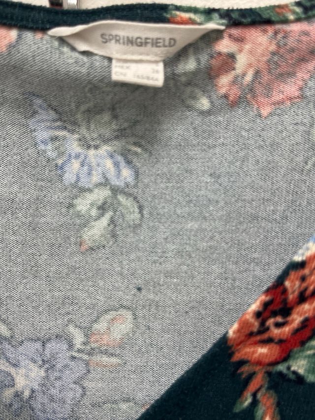 Vestido floral Springfield talla M