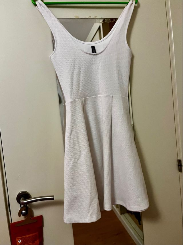 Vestido blanco H&M Talla XS