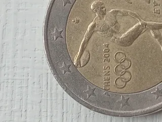 Moneda 2 Euros Atenas 2004
