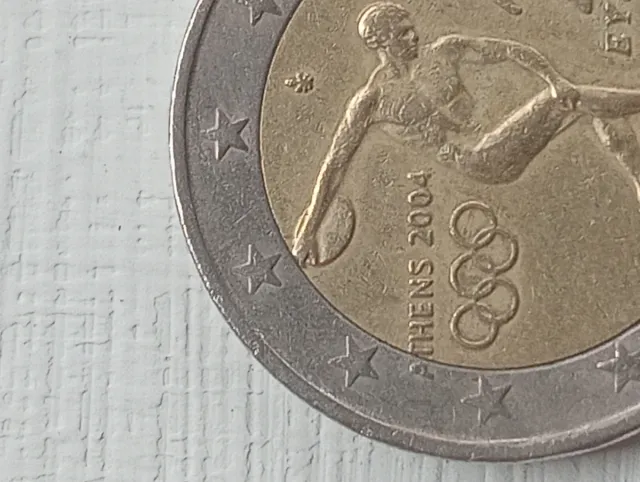 Moneda 2 Euros Atenas 2004