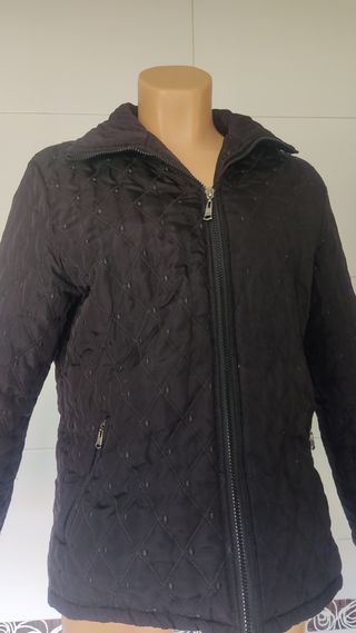 Chaqueta de invierno negra mujer