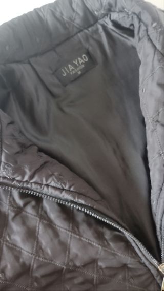 Chaqueta de invierno negra mujer