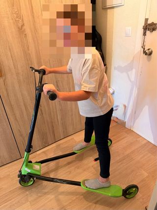 Patinete 3 Ruedas Plegable Verde .l