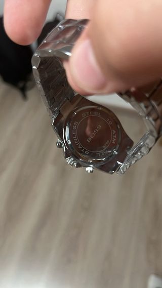 Reloj Hugo Boss Hombre Plata y Blanco