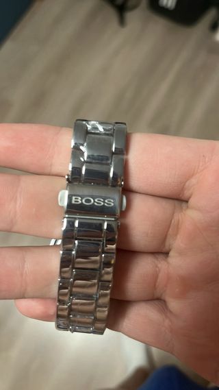 Reloj Hugo Boss Hombre Plata y Blanco