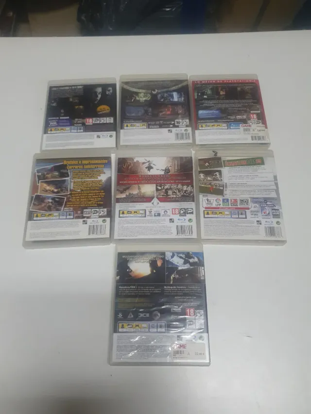 Lote 7 Videojuegos PS3: The Last of Us, Tomb Raide