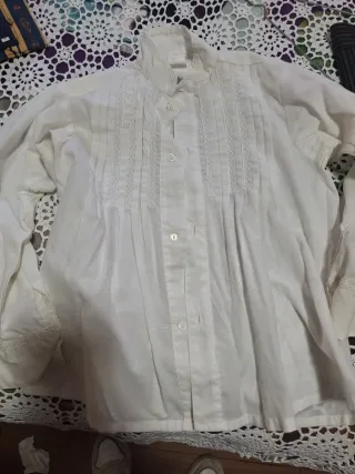 Camisa fallera blanca 5-6 años