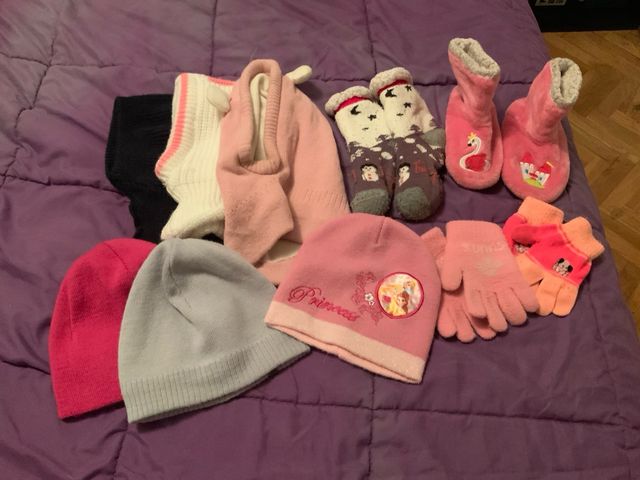 Lote Ropa Invierno Niña (Gorros, Guantes, Calcetin
