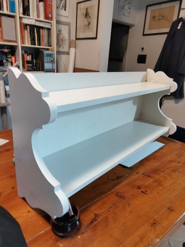 Coppia mensole decorative in legno