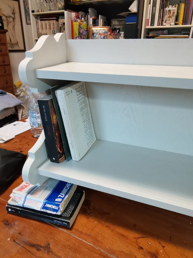 Coppia mensole decorative in legno