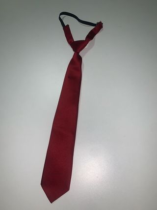 Corbata infantil roja