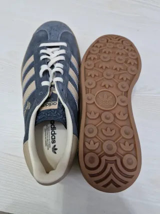 Adidas Gazelle beige e blu